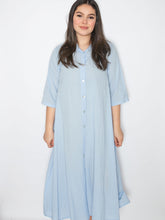 Lang a-shape bomuldskjole